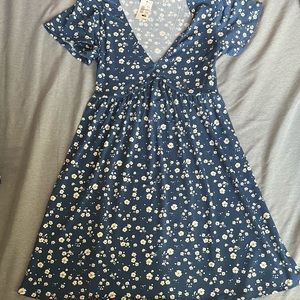 aeropostale blue floral dress
